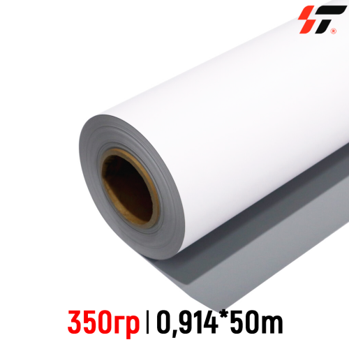 Бэклит для сольвента 420 гр (серая подложка) 0,914*50м Глянцевый