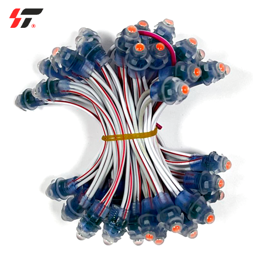 Диод-пиксели 1-точечные 9мм Красный 12V