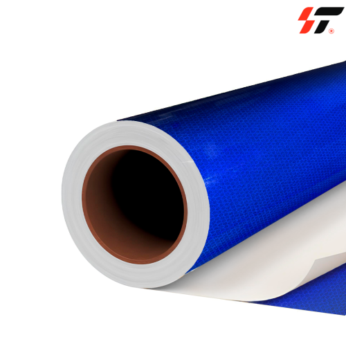 Светоотражающая пленка (Соты) 7005  Синий (1,22*45,7м)