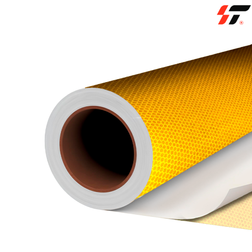 Светоотражающая пленка (Соты) 7002 Желтая (1,22*45,7м)