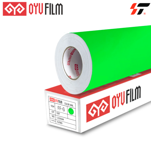 Флуоресцентная пленка FF-G Зеленая  (1,22*50 м) метражом