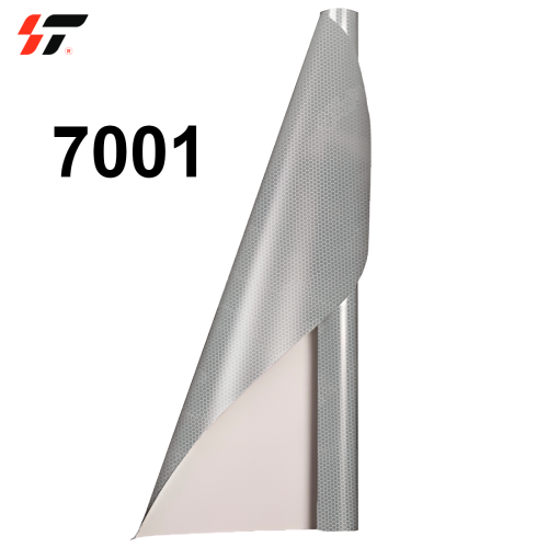 Светоотражающая пленка (Соты) 7001 Белая ( метражом )