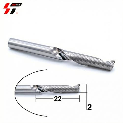Фреза 1-х заходная 2*22 (стружка вверх)