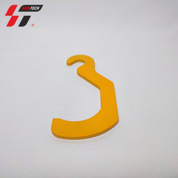 Желтый парковочный крючок для ламинатора