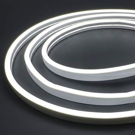 Гибкий неон Холодный белый 12000K*6 мм*100 м*7.2W*12V*120D/m 